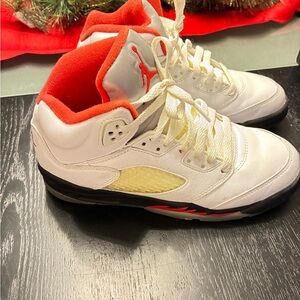 Jordan Red and White High-Tops